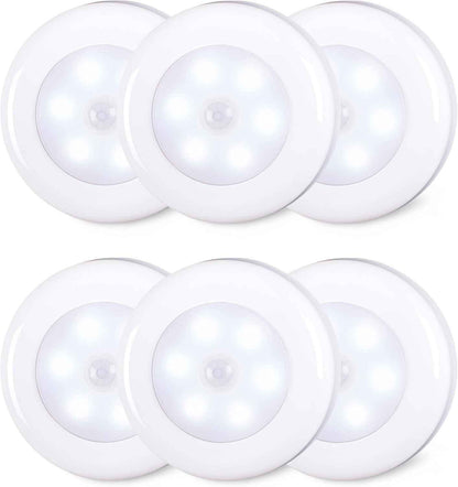STAR-SPANGLED Motion Sensor Puck Lights – Shock-Free, Child-Safe Night Light for Nursery and Stairways