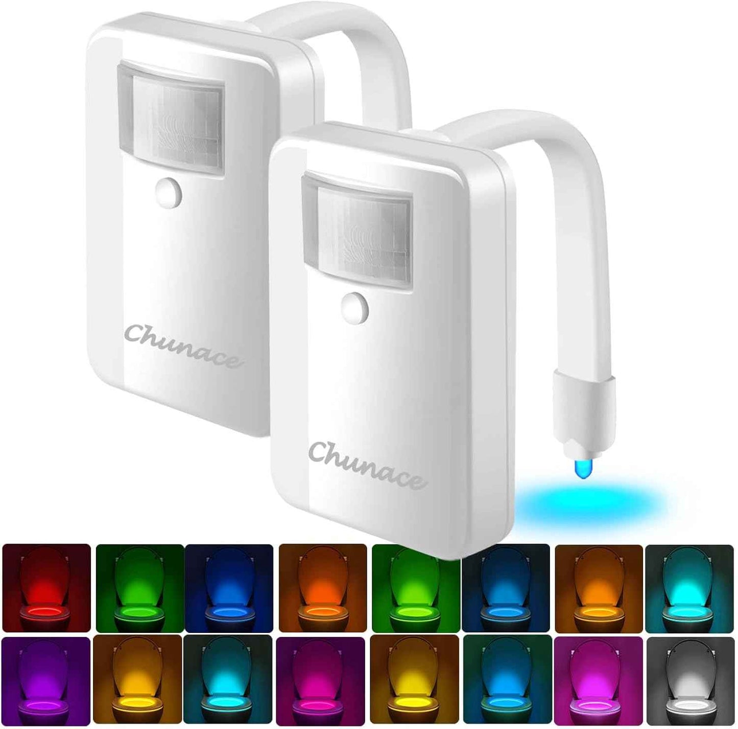 LuminoBowl Glow Toilet Light – Child Safe Fun Nightlight for Potty Training, Auto Shutoff Motion Sensor