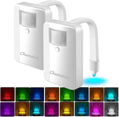 LuminoBowl Glow Toilet Light – Child Safe Fun Nightlight for Potty Training, Auto Shutoff Motion Sensor