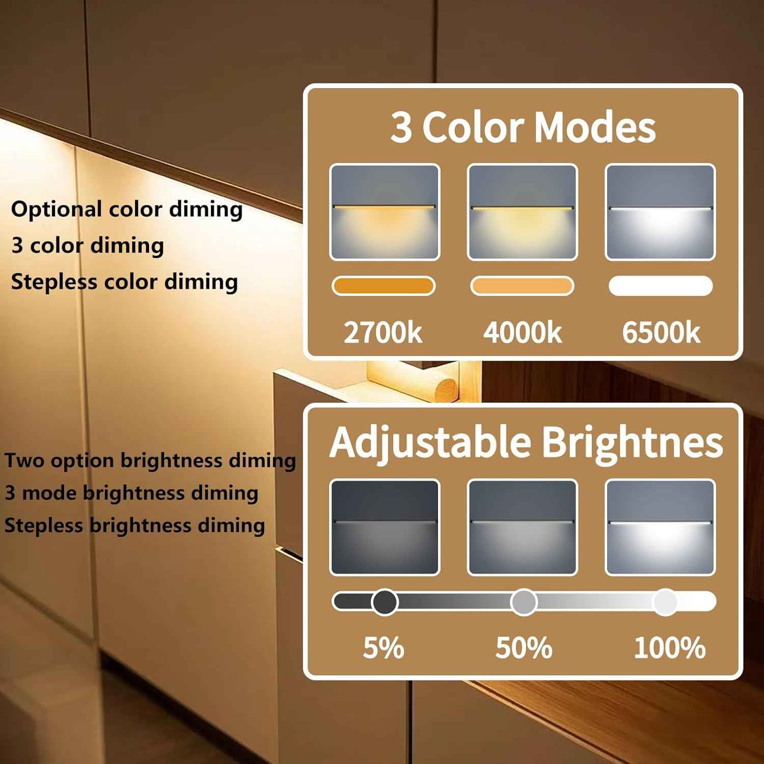 LumiBar Magnetic LED Light Bar – Cozy Living Room Aesthetic Lighting for Shelves and Display Cabinets
