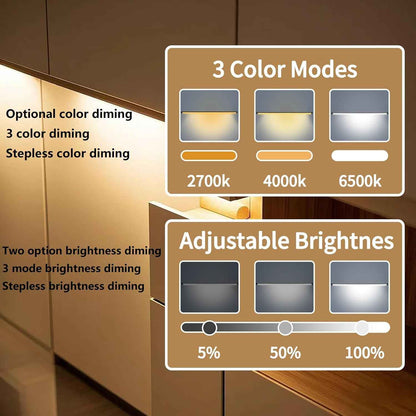 LumiBar Magnetic LED Light Bar – Cozy Living Room Aesthetic Lighting for Shelves and Display Cabinets
