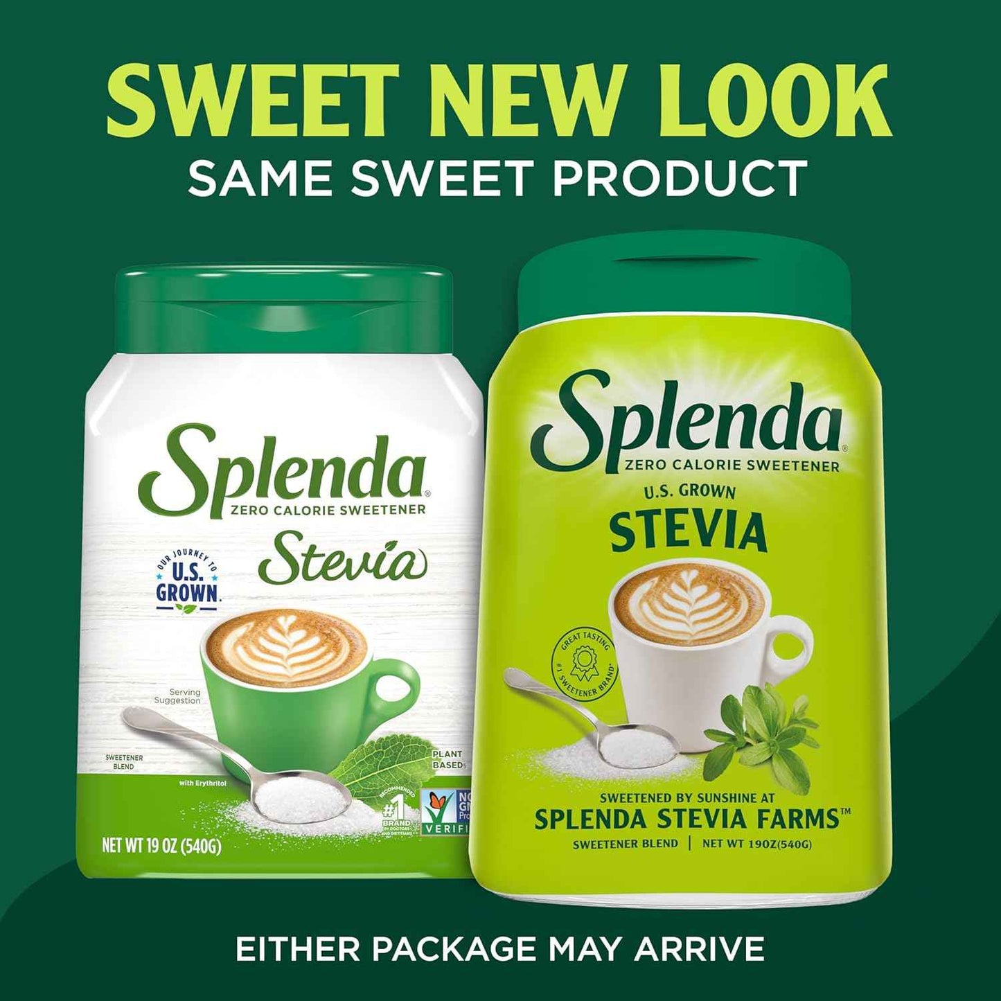 SPLENDA Stevia Zero Calorie Sweetener – Family Friendly Sugar Substitute for Lunchbox Treats