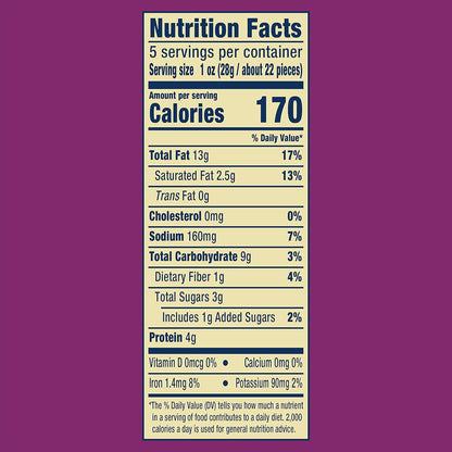 PLANTERS Dill Pickle Cashews 5oz Snack Packs - Commute-Friendly Protein Bite Between Meetings