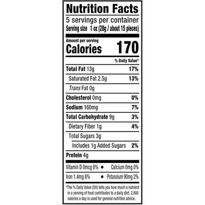 PLANTERS Dill Pickle Cashews Resealable Bags - Desk Drawer Snack to Beat the 3PM Slump