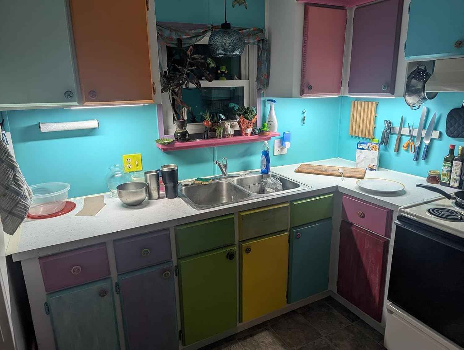ASOKO ETL Certified Under Cabinet Light – Cool-to-Touch LED Bar Safe for Kitchens, Kids, and Laundry Rooms