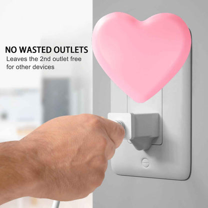 INZU Auto Dusk to Dawn Night Light – Flameless LED Plug-in for Hallway, Stairway, and Bathroom Nighttime Safety