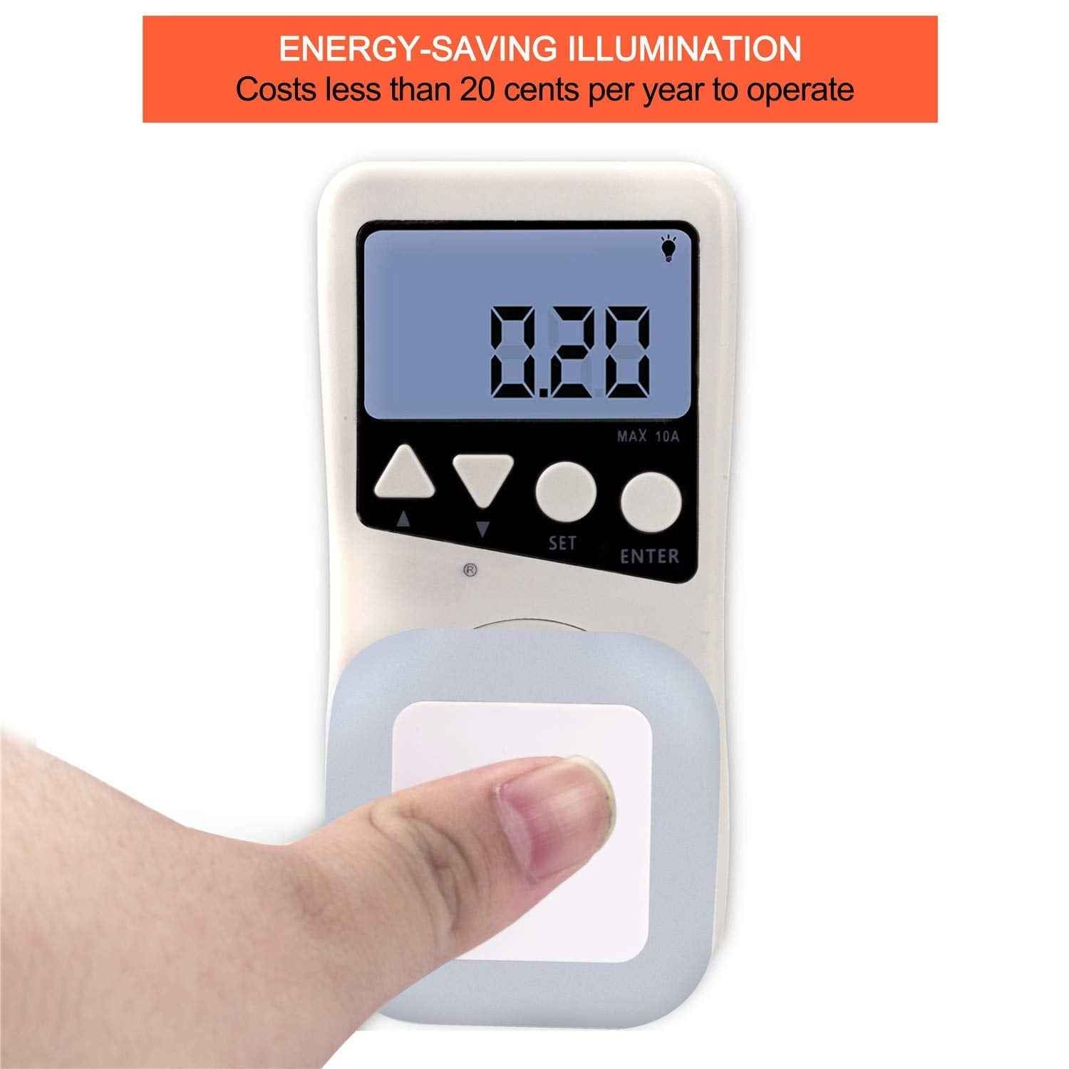 Uigos LED Night Light 6-Pack – Thoughtful Housewarming Gift for New Homeowners, Plug-in Dusk to Dawn Light