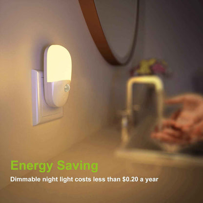 MAZ-TEK Plug in Night Light – Uncluttered Cordless Design Night Light for Intentional Living Spaces