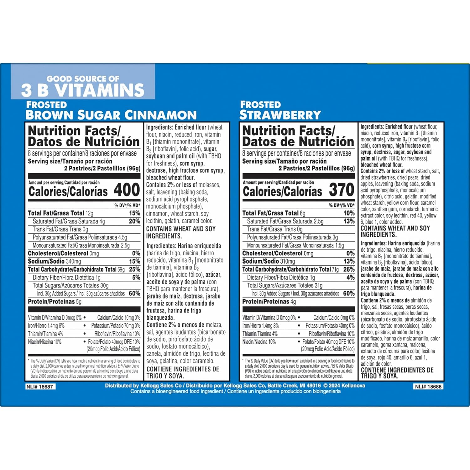 Pop-Tarts Toaster Pastries Variety Pack, Fortified Breakfast Treat with B Vitamins, 32 Count Box
