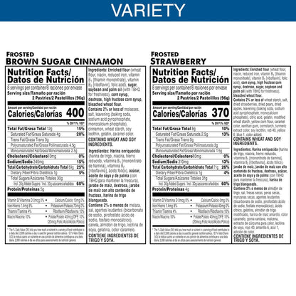 Pop-Tarts Toaster Pastries Variety Pack, Fortified Breakfast Treat with B Vitamins, 32 Count Box