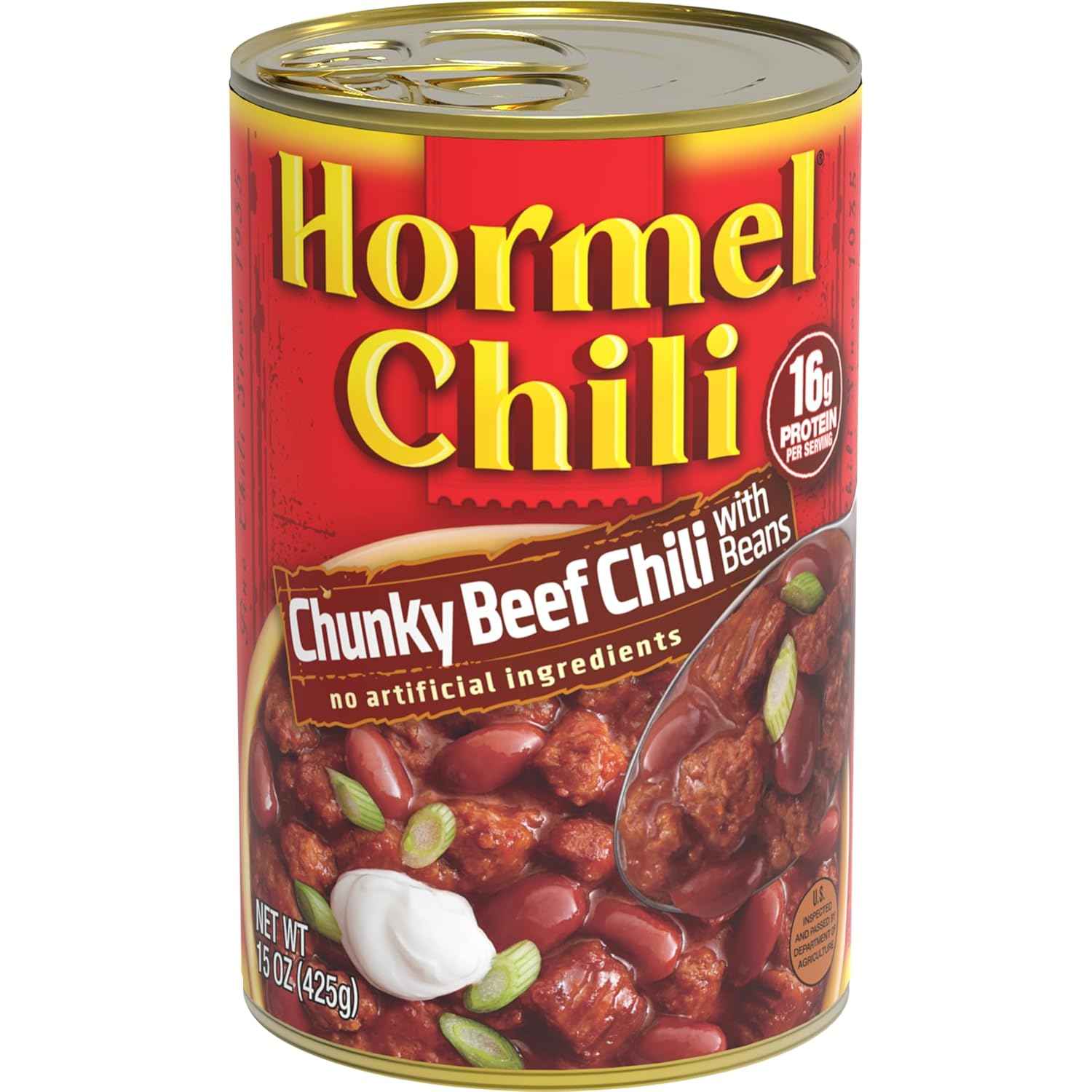 HORMEL Chunky Beef Chili with Beans — Quick Lunch for Home Office and Late-Night Study Sessions