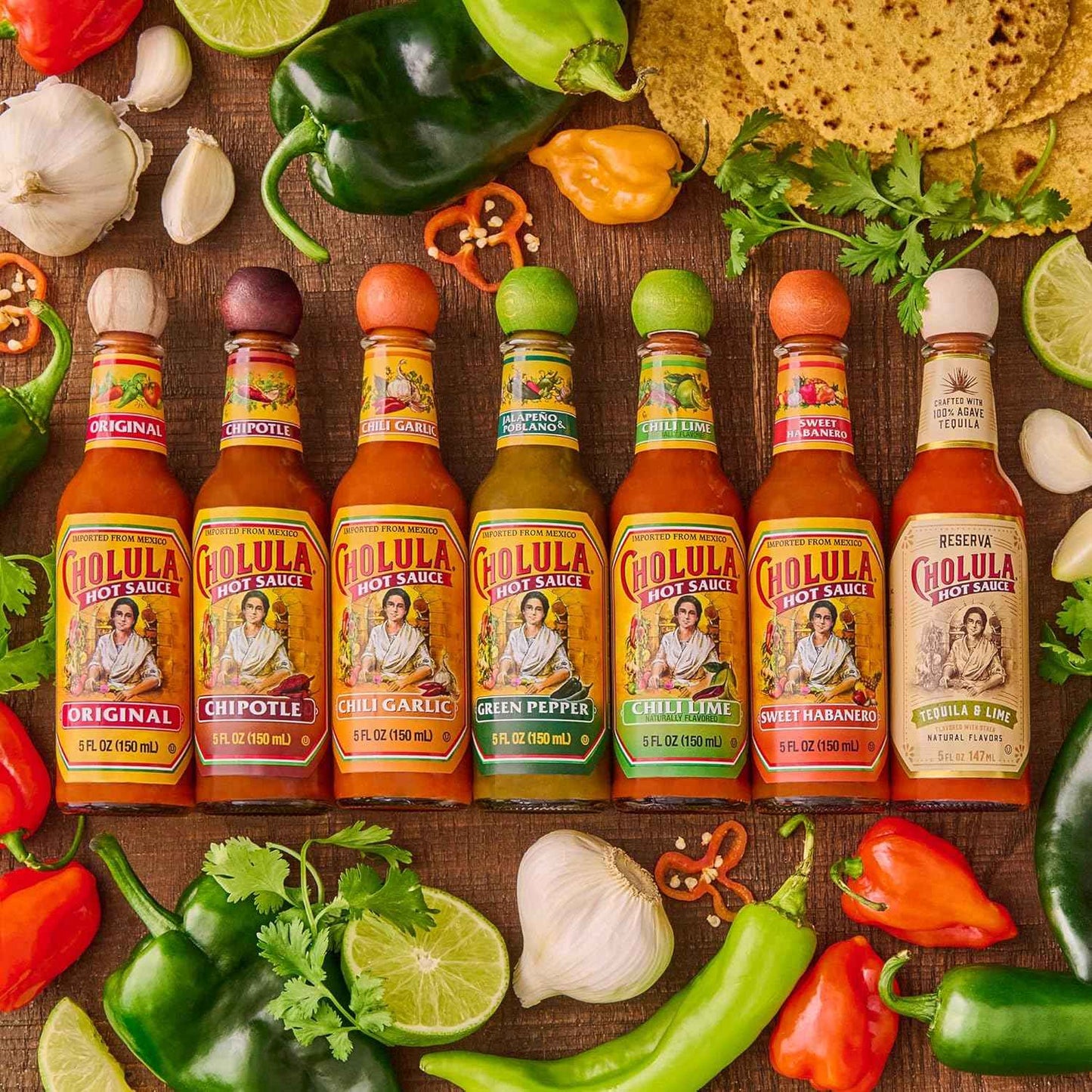 Cholula Tequila & Lime Reserva Hot Sauce – Valentine's Day Gift for Couples, Spicy Cocktail and Taco Topping