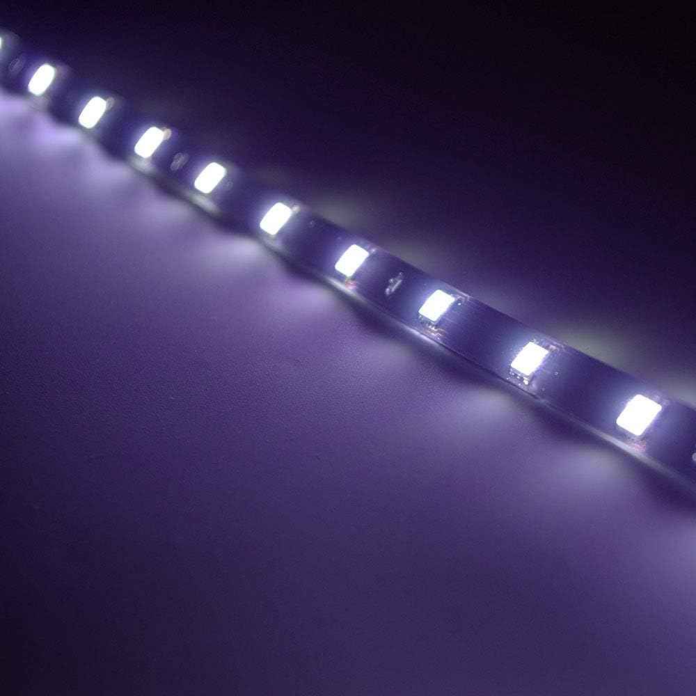 DC 12V Waterproof LED Strip – Safe No-Flame Nursery and Playroom Accent Light, 12V Low-Heat 6-Pack