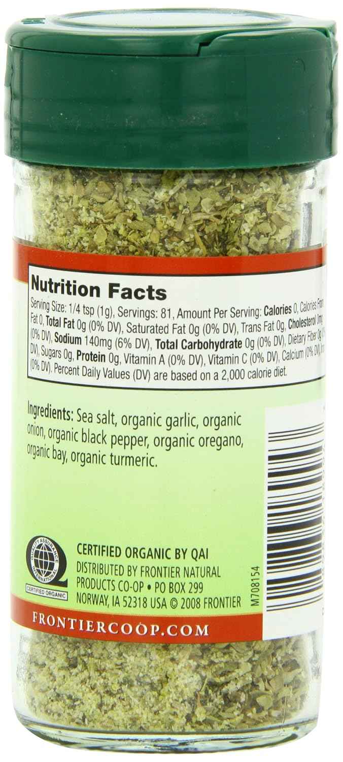 Frontier Herb Adobo Seasoning Blend Non Irradiated Pack of 12 – Clean-Label Latin Pantry Staple for Wellness-Focused Home Cooking