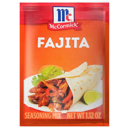 McCormick Fajita Seasoning Mix – Kid Friendly Mild Flavor for Family Fajita Night in the Kitchen