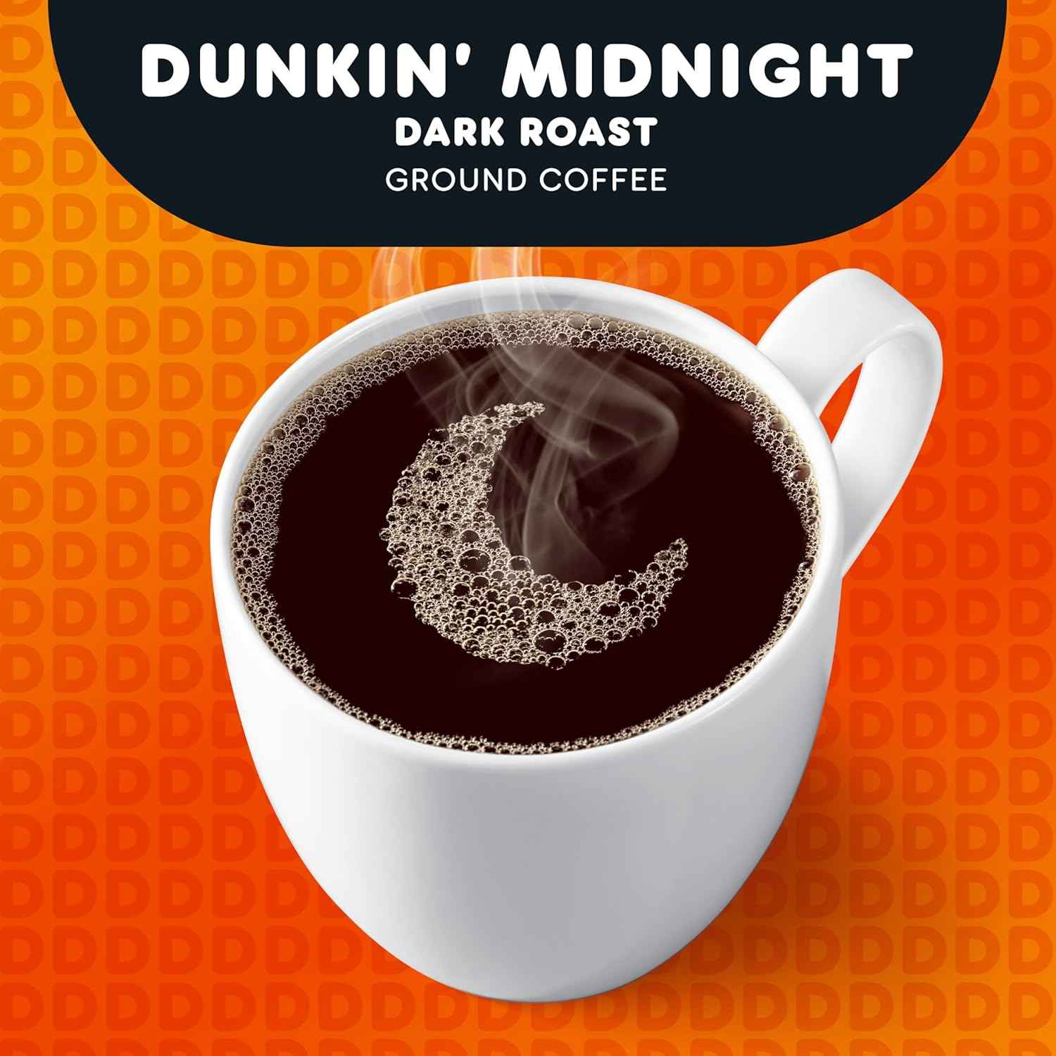 Dunkin' Midnight Dark Roast Coffee – Heartfelt Valentine's Day Gift for Her, Ready-to-Brew 11 oz