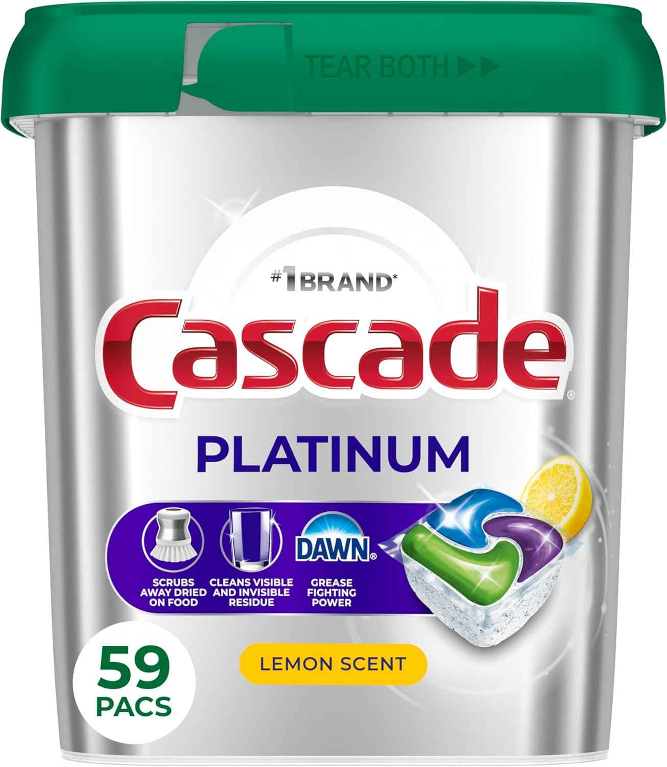 Cascade Platinum Dishwasher Pods – Home Office Refresh, Daily Dishwashing Made Effortless
