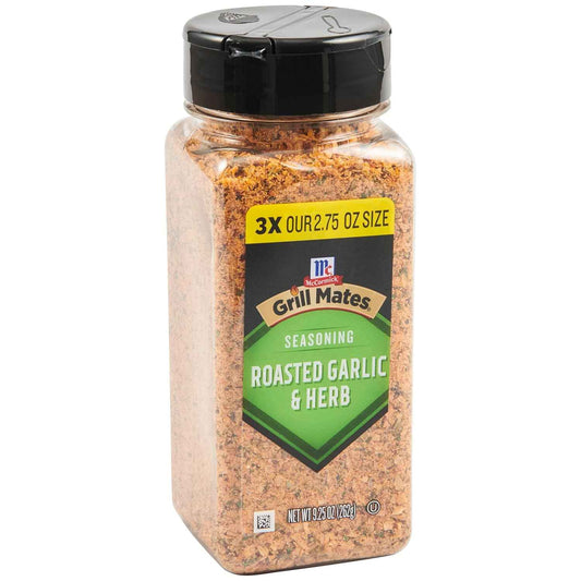 McCormick Grill Mates Roasted Garlic & Herb Seasoning Housewarming Gift for New Homeowners and Grill Lovers