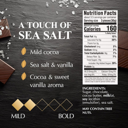 pre-scored square portions for controlled servings or recipe chopping