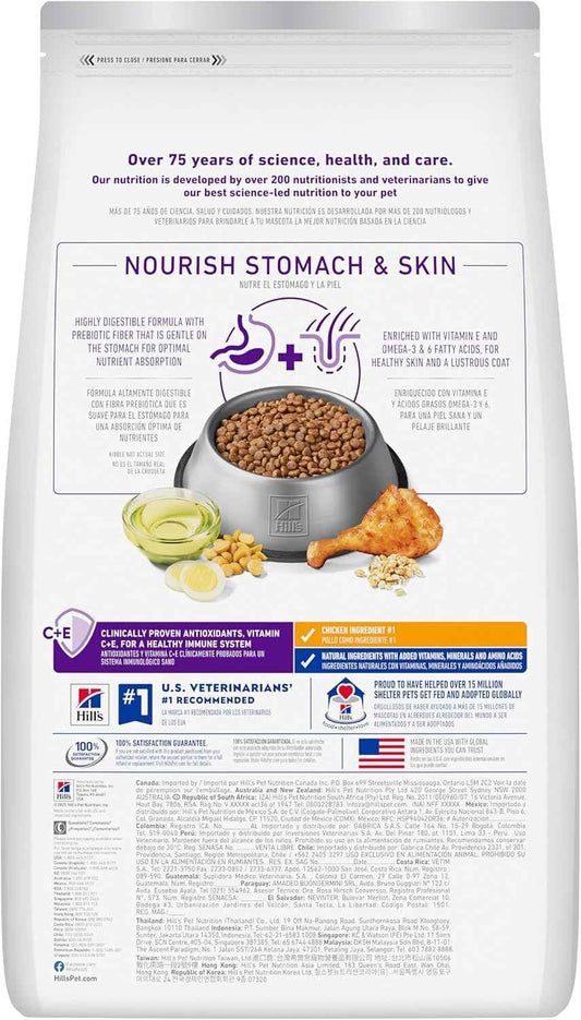 Hill's Science Diet Adult Sensitive Stomach Small Bites – Practical Housewarming Gift for Dog-Loving Friends, 15 lb Bag