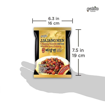 Paldo Fun & Yum Ilpoom Jjajangmen Chajang Noodle Pack of 4 – Clean Pantry Staple for Intentional Kitchens and One-Pot Simplicity