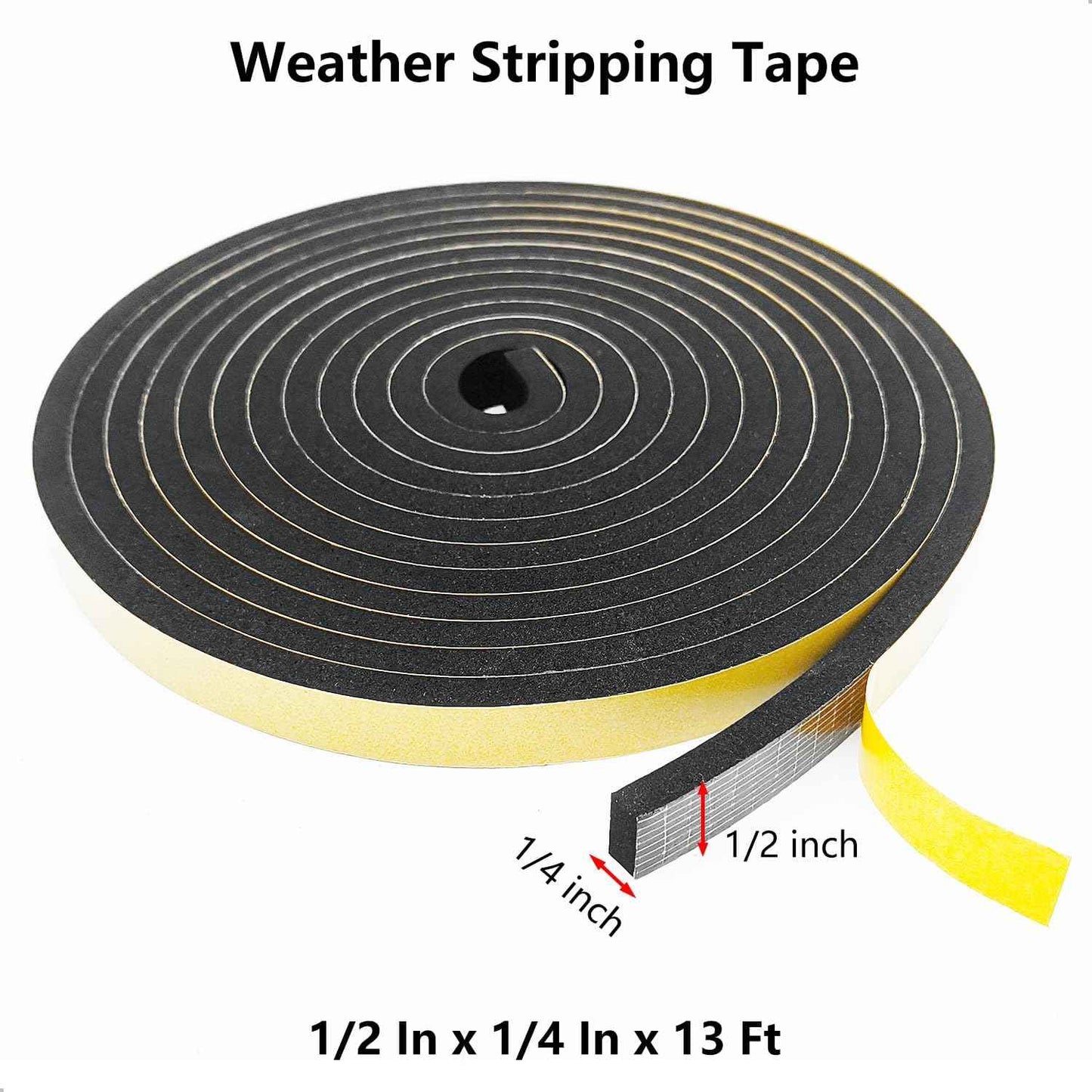 Weather Stripping Door Seal Strip – Intentional Home Edit, Single Roll Multi Purpose Foam Tape