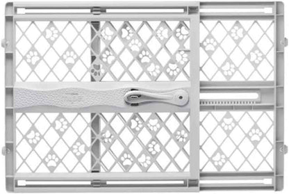 MYPET North States Paws Simple Pet Gate - Clean-Lined Barrier for Uncluttered Apartments and Studios