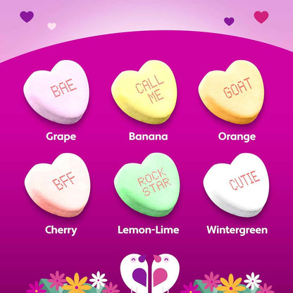 Brach's Tiny Conversation Hearts – Colorful Valentine's Day Candy Buffet Display, 14 oz Bulk Heart Shaped Treats