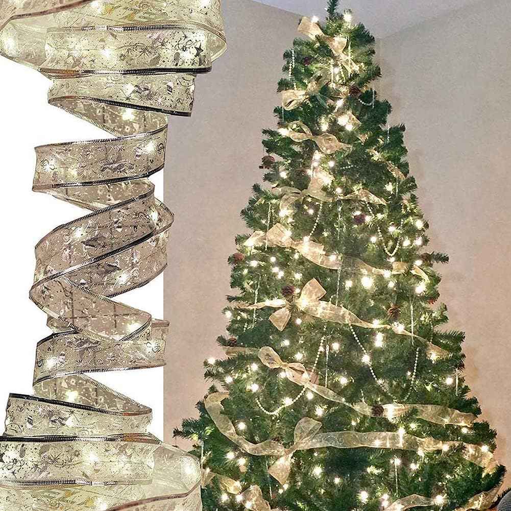 Aurora Glow Ribbon Lights for Kids Room and Playroom – Cool-Touch LED Star Pattern, Battery Powered Nursery Safe Decor