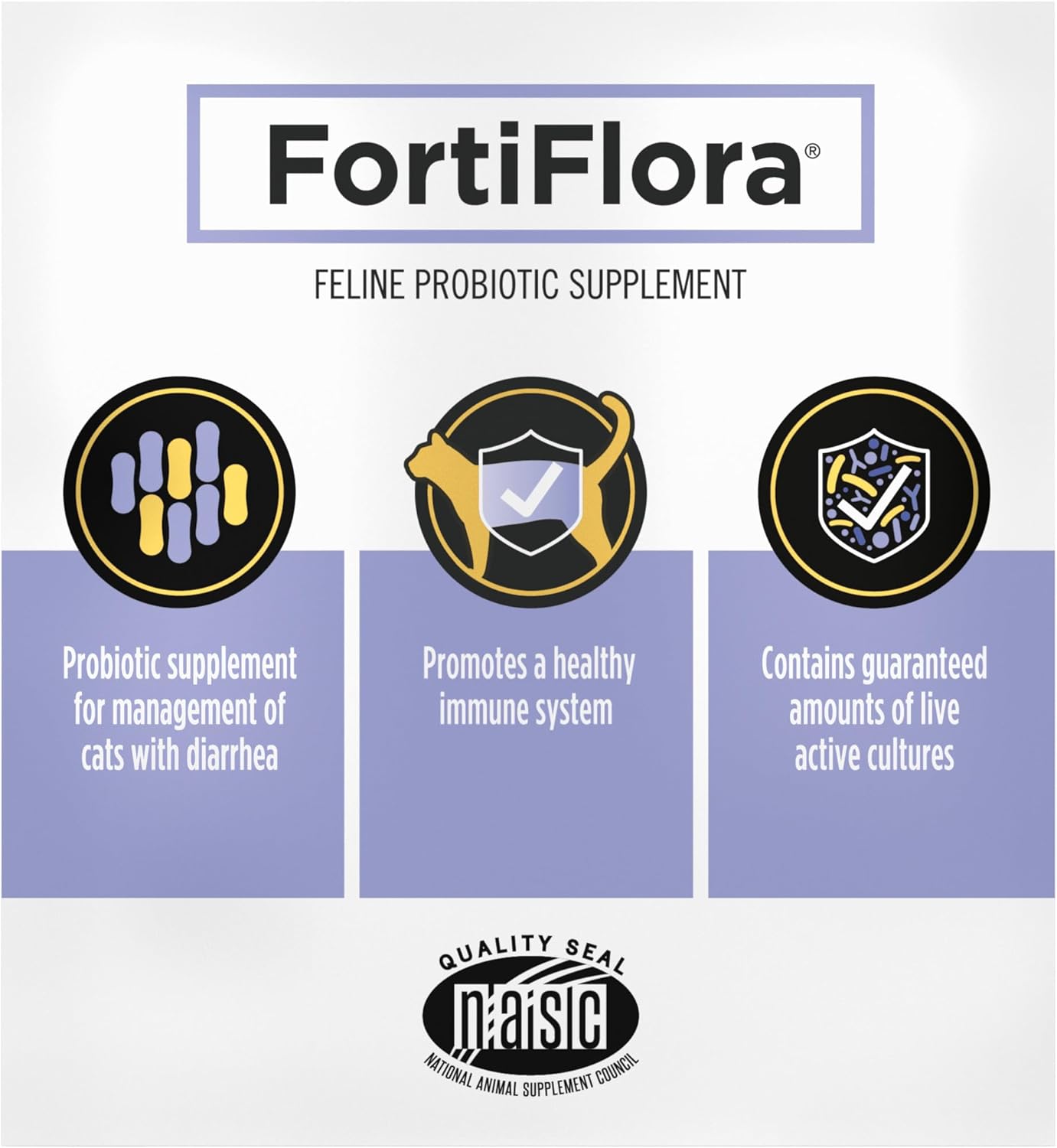 Pro Plan Veterinary Supplements FortiFlora Powder for Cats – Vet-Formulated Safe Daily Probiotic for Kittens and Adult Cats with Sensitive Stomachs