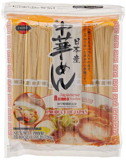 J-BASKET Japanese Ramen Noodles – Quick 4-Minute Lunch for Busy Home Office Professionals