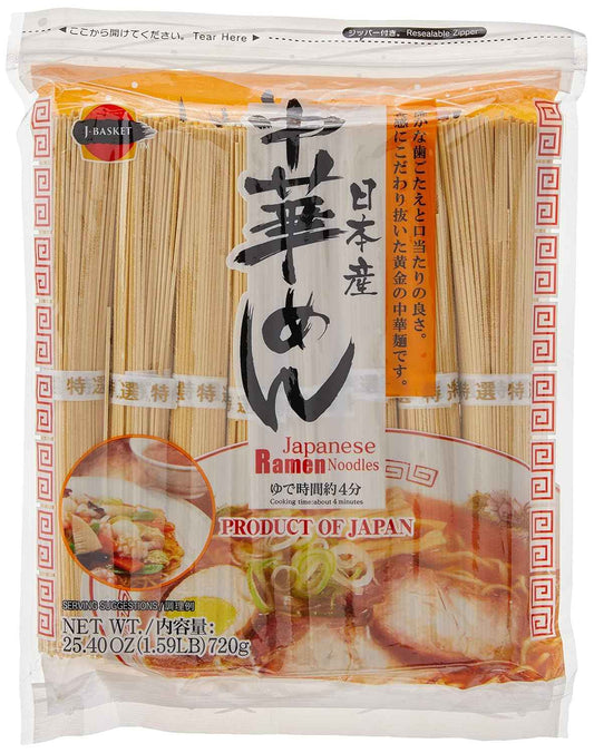 J-BASKET Japanese Ramen Noodles – Quick 4-Minute Lunch for Busy Home Office Professionals