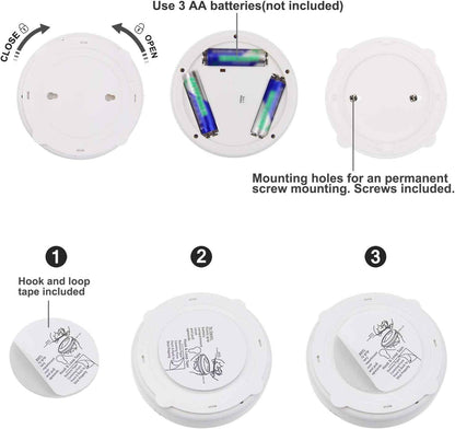 BIGLIGHT Stick-On Accent Light – Simple Picture Light for Intentional Living Spaces and Neutral Interiors, Battery