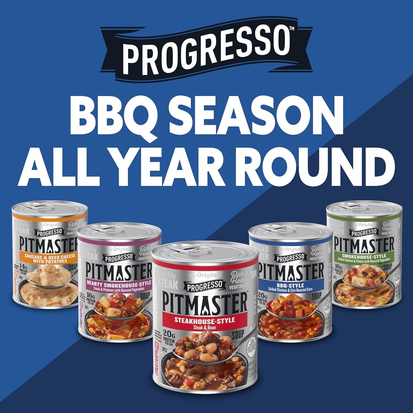 Progresso Pitmaster Steakhouse Style Steak and Bean Soup – Cozy Pantry Staple for a Stocked Kitchen Aesthetic