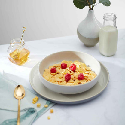 Nature's Path Organic Honey'D Corn Flakes Cereal – Simple Four Ingredient Cereal for Clutter Free Pantry, No Additives