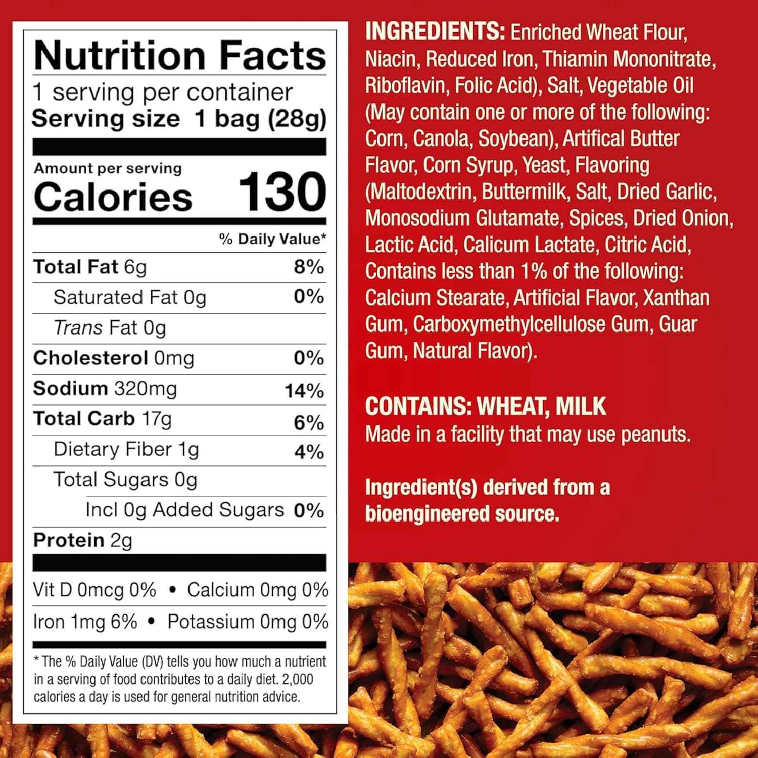 Dot's Pretzels Original Seasoned Pretzel Twists – Pantry Staple for Home Snacking and Chex Mix