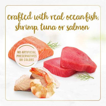 Purina Fancy Feast Seafood Collection – Bulk 60-Pack Wet Food to Cut Down Weekly Reorder Time, 3 oz Cans