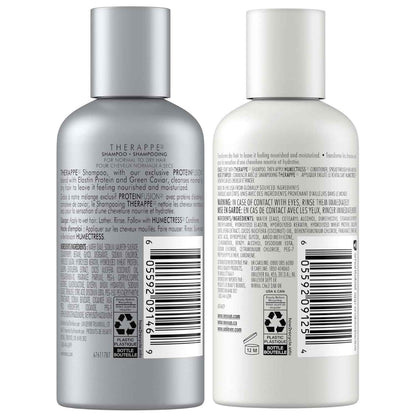 Nexxus Therappe & Humectress Salon-Size Travel Duo – Premium Hair Repair with Elastin & Green Caviar
