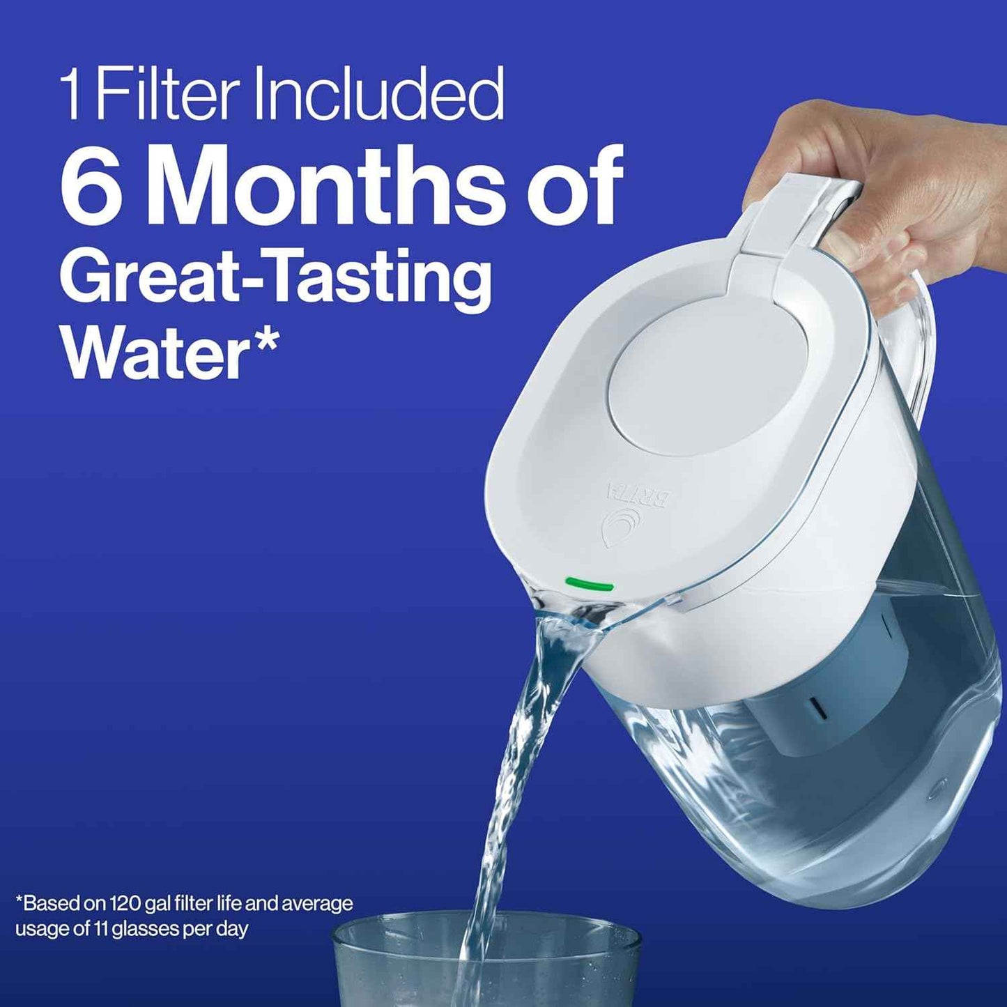 Brita Elite Water Filter – Mindful Drinking Companion for Home Office Water Station, NSF Certified Lead Removal