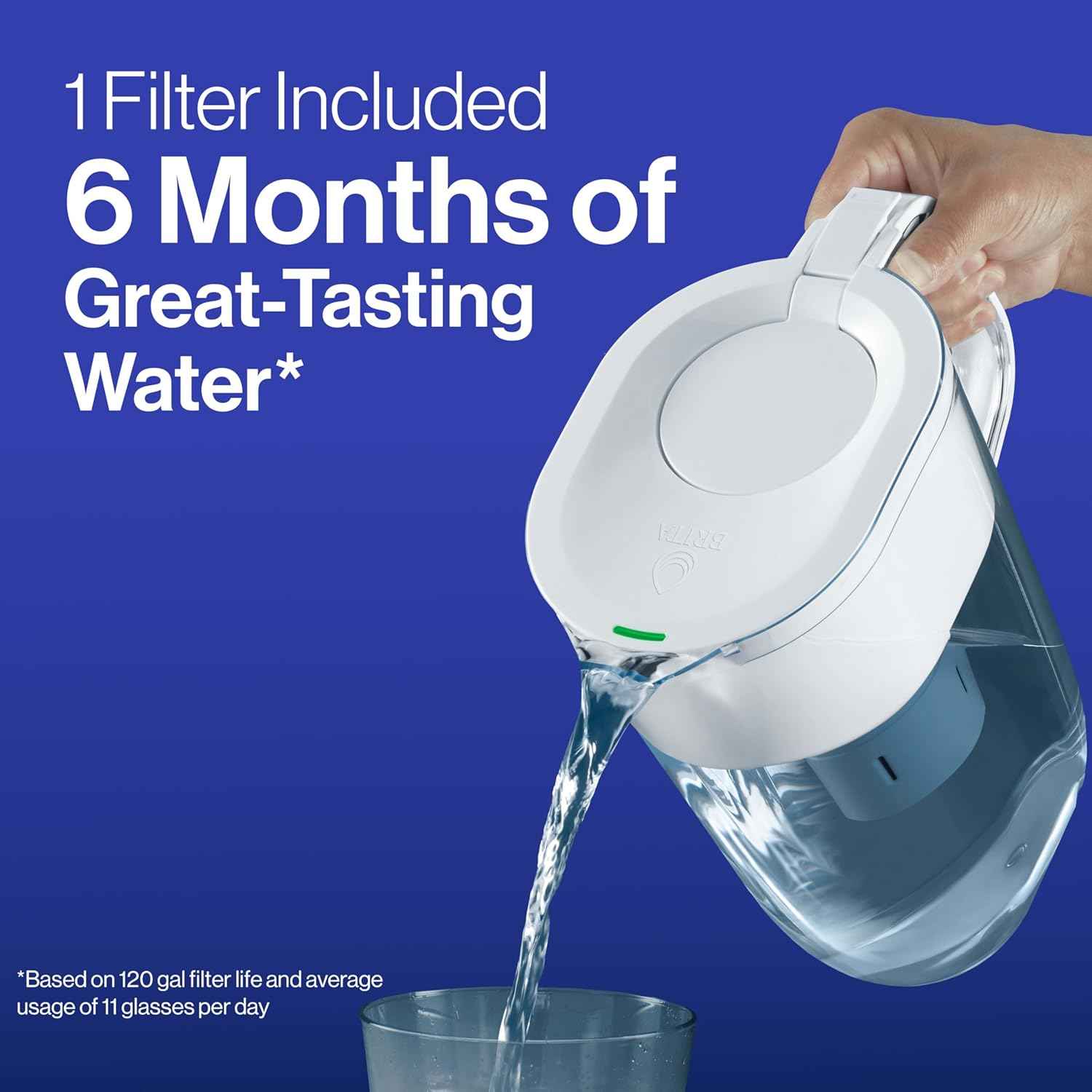 Brita Elite Water Filter – Mindful Drinking Companion for Home Office Water Station, NSF Certified Lead Removal