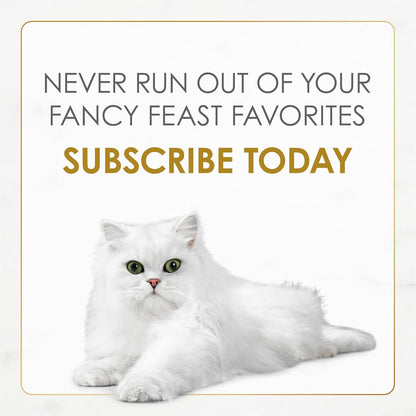 Purina Fancy Feast Seafood Collection – Bulk 60-Pack Wet Food to Cut Down Weekly Reorder Time, 3 oz Cans