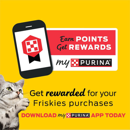 Purina Friskies Seafood Sensations Dry Kibble 22 lb. Salmon Tuna Shrimp - Complete Daily Nutrition with Satisfaction Guarantee