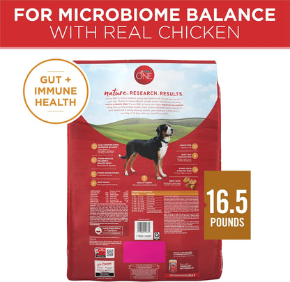 Purina ONE SmartBlend Dog Food with Real Chicken – Wholesome Nutrition Shared by Multi-Generational Households