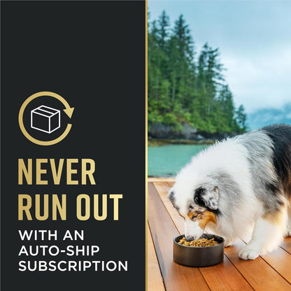 Purina Pro Plan Shredded Blend with Real Salmon First, Crafted High-Protein Dog Food, 33 lb.