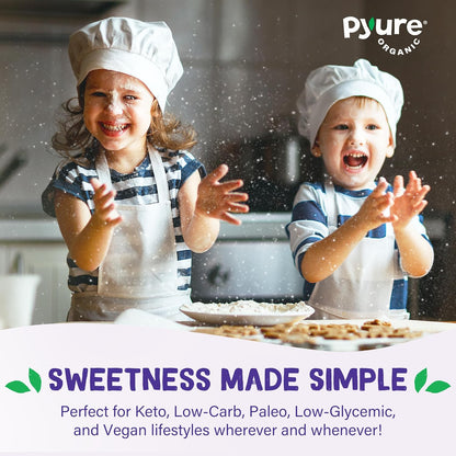 Pyure Organic Stevia Extract Powder – Self-Care Pantry Staple for Clean Morning Coffee, 1,000 Servings