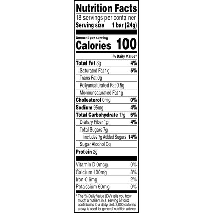 Quaker Chewy Peanut Butter Chocolate Chip Granola Bars – Kid-Friendly School Lunchbox Snack for Back-to-School Routines