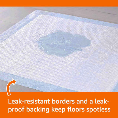 Amazon Basics Leak-Proof Dog Pee Pads – Calming Crate Area Setup for New Puppy Wellness Routine