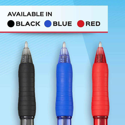Paper Mate Profile Ballpoint Pen – Sleek Translucent Black Barrel Pen for a Clean Desk Aesthetic, 4/pack
