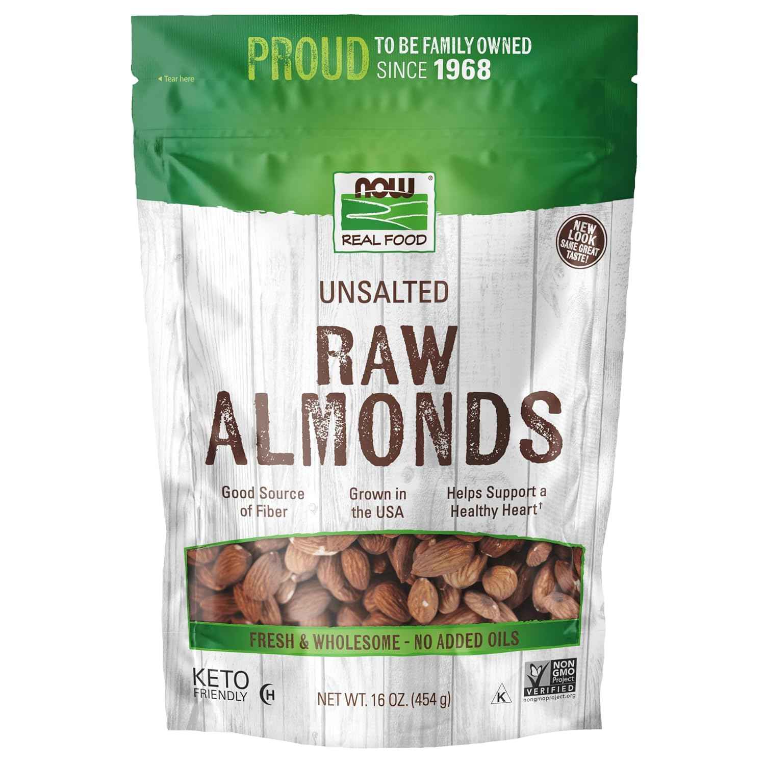 TerrAmazon Raw Unsalted Almonds – No-Added-Sodium Lunchbox Snack for School Days