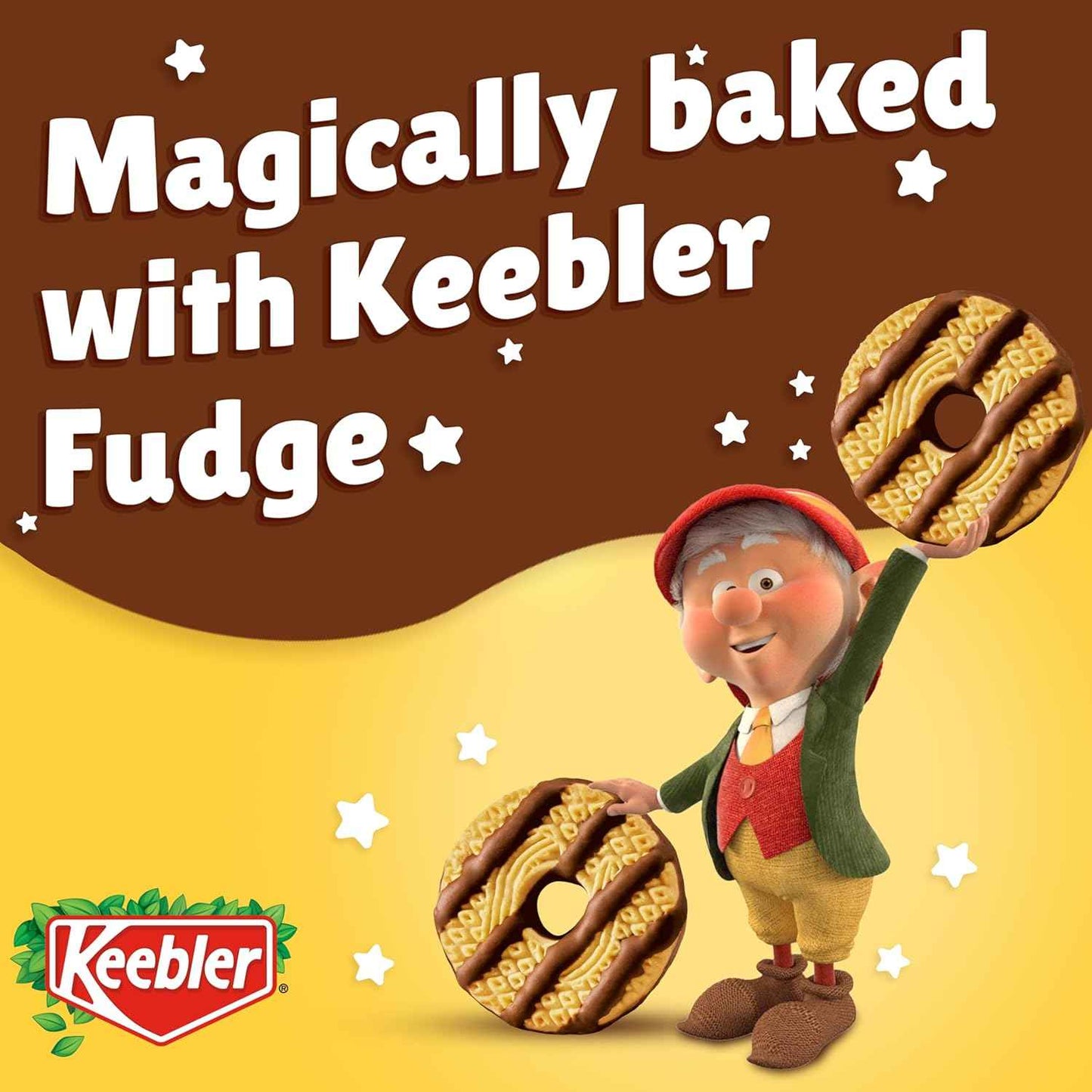 Keebler Fudge Stripes Original Cookies 11.5 Oz. – Road Trip and Picnic Basket Snack